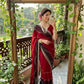 Elegant Embroidered Fendy Chiffon Saree for Festive and Party Wear