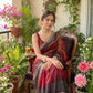 Elegant Embroidered Fendy Chiffon Saree for Festive and Party Wear