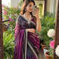 Elegant Embroidered Fendy Chiffon Saree for Festive and Party Wear