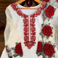 Elegant Embroidered Fendy Silk Palazzo Suit Set for Festive and Formal Wear