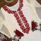Elegant Embroidered Fendy Silk Palazzo Suit Set for Festive and Formal Wear