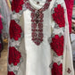 Elegant Embroidered Fendy Silk Palazzo Suit Set for Festive and Formal Wear
