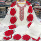 Elegant Embroidered Fendy Silk Palazzo Suit Set for Festive and Formal Wear