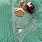 Elegant Embroidered Georgette Designer Saree