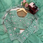 Elegant Embroidered Georgette Designer Saree