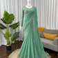 Elegant Embroidered Georgette Designer Saree