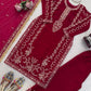Elegant Embroidered Georgette Kurta Palazzo Set for Festive and Wedding Wear