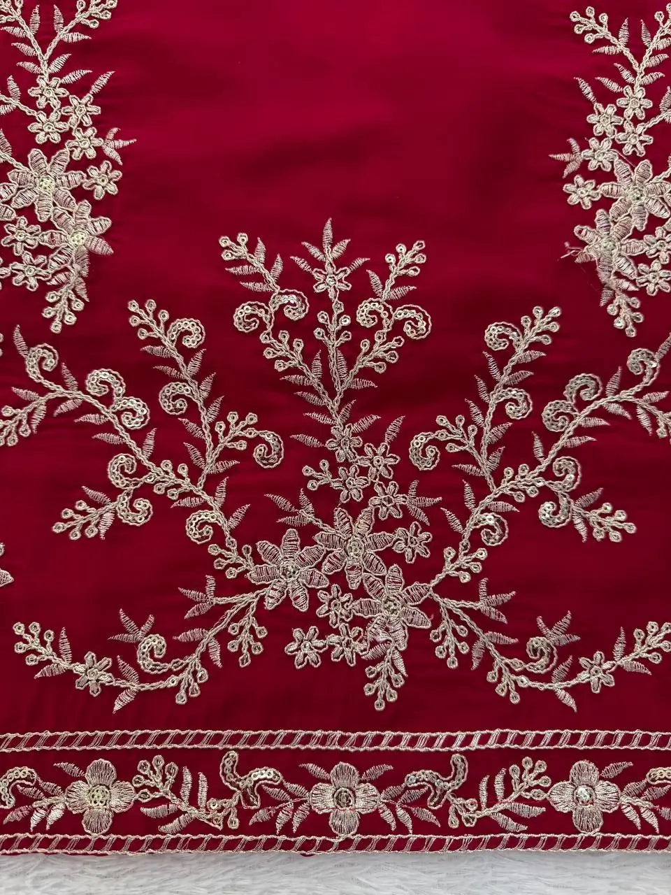 Elegant Embroidered Georgette Kurta Palazzo Set for Festive and Wedding Wear