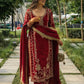 Elegant Embroidered Georgette Kurta Palazzo Set for Festive and Wedding Wear