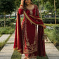 Elegant Embroidered Georgette Kurta Palazzo Set for Festive and Wedding Wear