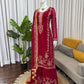 Elegant Embroidered Georgette Kurta Palazzo Set for Festive and Wedding Wear