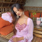 Elegant Embroidered Georgette Palazzo Set for Festive and Party Wear