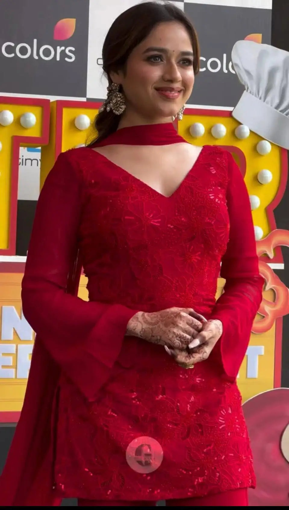 Elegant Embroidered Georgette Suit Set for Festive and Party Wear