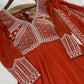 Elegant Embroidered Gown Set with Dupatta for Festive and Wedding Wear