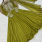 Elegant Embroidered Gown Set with Dupatta for Festive and Wedding Wear