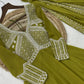 Elegant Embroidered Gown Set with Dupatta for Festive and Wedding Wear
