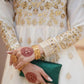 Elegant Embroidered Net Gown Lehenga Set