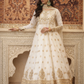 Elegant Embroidered Net Gown Lehenga Set