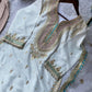 Elegant Embroidered Palazzo Suit Set for Festive and Family Occasions