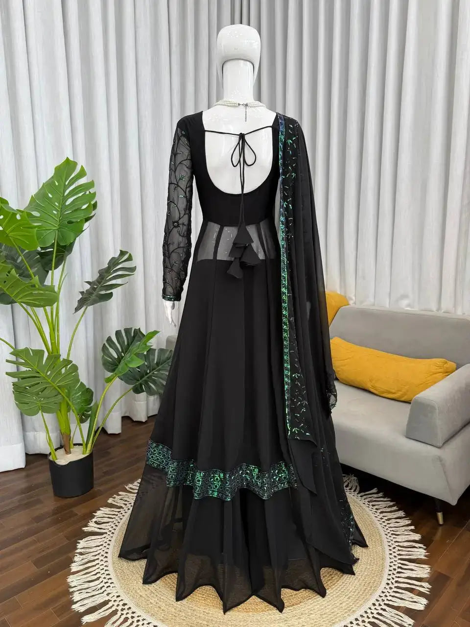 Elegant Embroidered Palazzo Suit Set for Festive and Party Occasions