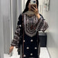 Elegant Embroidered Rayon Cotton Farshi Suit Set