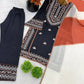 Elegant Embroidered Rayon Cotton Farshi Suit Set