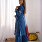 Elegant Embroidered Rayon Cotton Farshi Suit Set