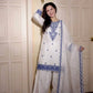 Elegant Embroidered Rayon Cotton Farshi Suit Set for Festive and Daily Wear