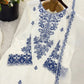 Elegant Embroidered Rayon Cotton Farshi Suit Set for Festive and Daily Wear