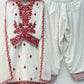 Elegant Embroidered Rayon Cotton Farshi Suit Set for Festive and Daily Wear