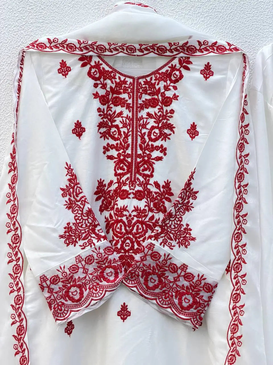 Elegant Embroidered Rayon Cotton Farshi Suit Set for Festive and Daily Wear