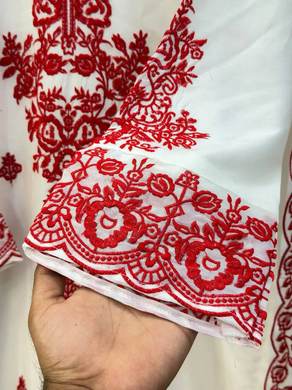 Elegant Embroidered Rayon Cotton Farshi Suit Set for Festive and Daily Wear