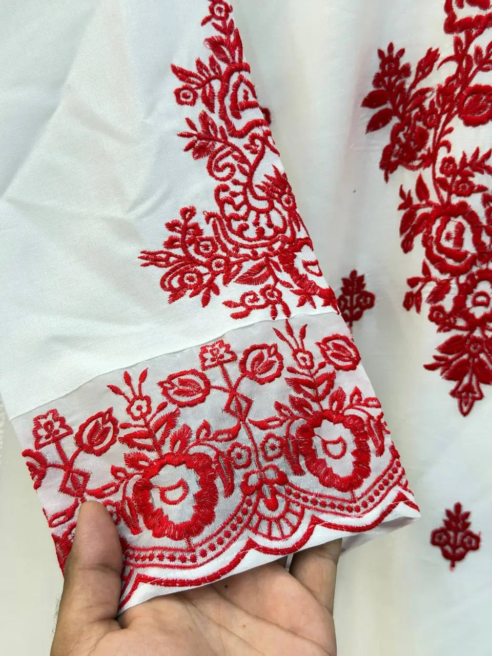 Elegant Embroidered Rayon Cotton Farshi Suit Set for Festive and Daily Wear