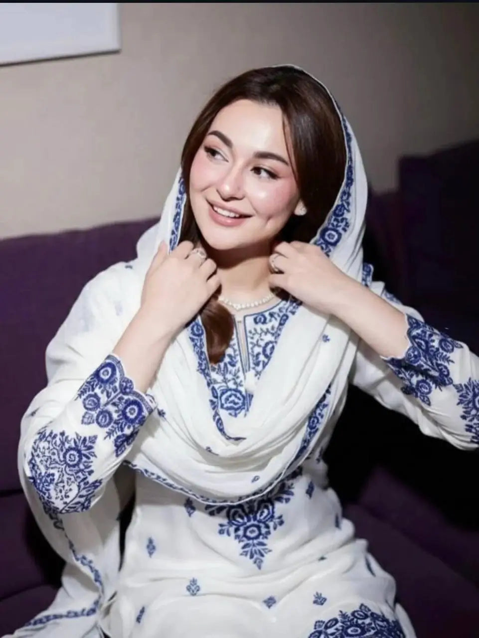Elegant Embroidered Rayon Cotton Farshi Suit Set for Festive and Daily Wear