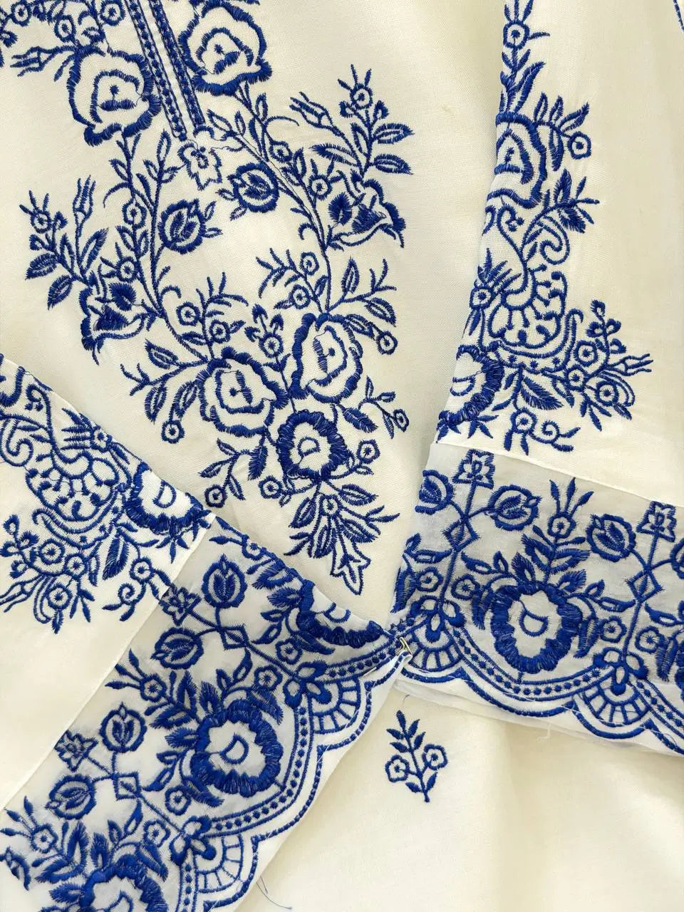 Elegant Embroidered Rayon Cotton Farshi Suit Set for Festive and Daily Wear