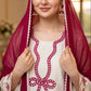 Elegant Embroidered Rayon Palazzo Suit Set for Festive and Casual Functions