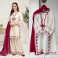Elegant Embroidered Rayon Palazzo Suit Set for Festive and Casual Functions