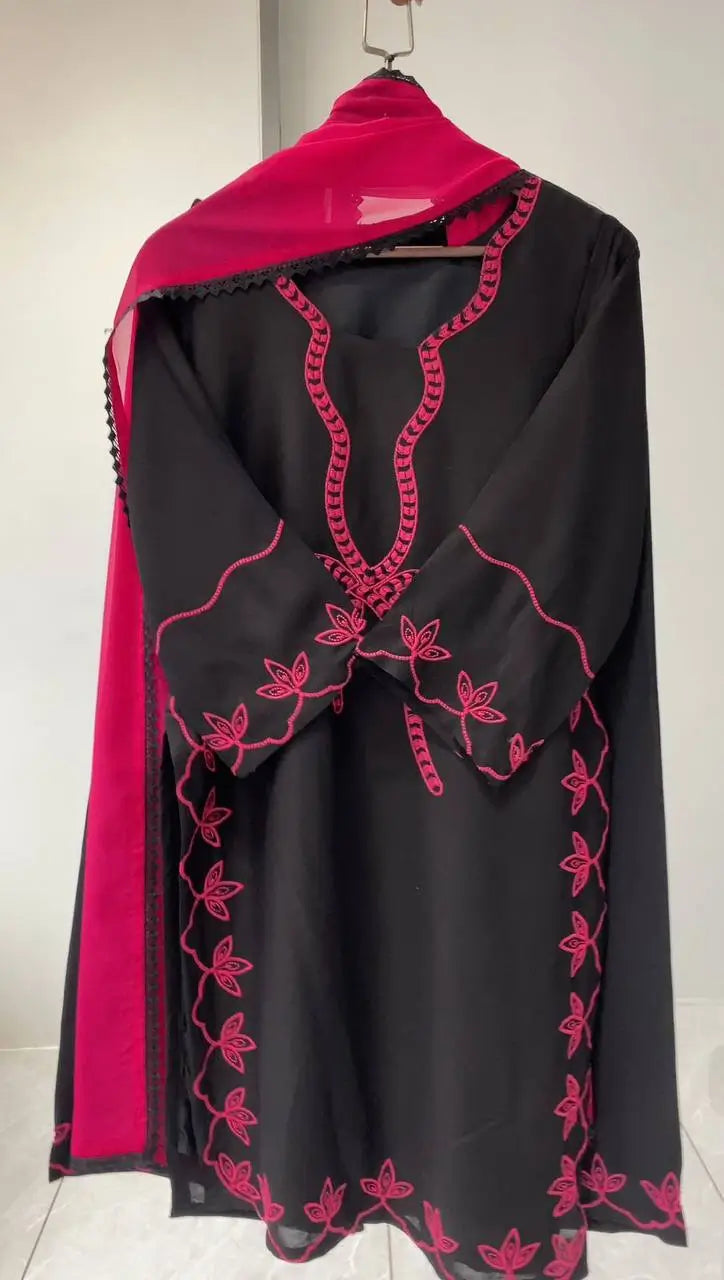 Elegant Embroidered Rayon Palazzo Suit Set for Festive and Casual Functions