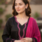 Elegant Embroidered Rayon Palazzo Suit Set for Festive and Casual Functions
