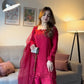 Elegant Embroidered Roman Palazzo Suit Set for Festive and Family Functions