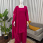 Elegant Embroidered Roman Palazzo Suit Set for Festive and Family Functions