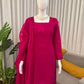 Elegant Embroidered Roman Palazzo Suit Set for Festive and Family Functions