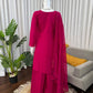 Elegant Embroidered Roman Palazzo Suit Set for Festive and Family Functions