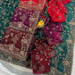 Elegant Embroidered Satin Silk Saree for Festive and Party Wear