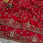 Elegant Embroidered Satin Silk Saree for Festive and Party Wear