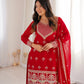 Elegant Embroidered Sharara Suit Set for Festive and Wedding Wear