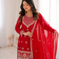 Elegant Embroidered Sharara Suit Set for Festive and Wedding Wear