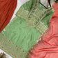 Elegant Embroidered Sharara Suit Set for Festive and Wedding Wear