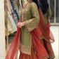 Elegant Embroidered Sharara Suit Set for Festive and Wedding Wear