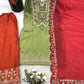 Elegant Embroidered Sharara Suit Set for Festive and Wedding Wear